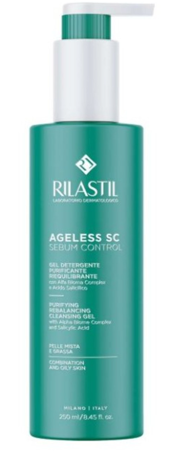 Rilastil Ageless SC Sebum Control Gel Detergente Purificante Riequilibrante 250 ml